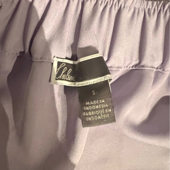 Purple Off Shoulder Mini Dress - Picture 3 of 4